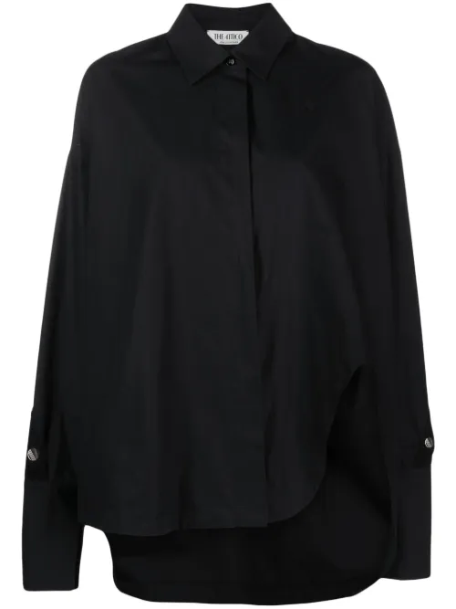 Chemise en coton à logo clouté - The Attico - Modalova