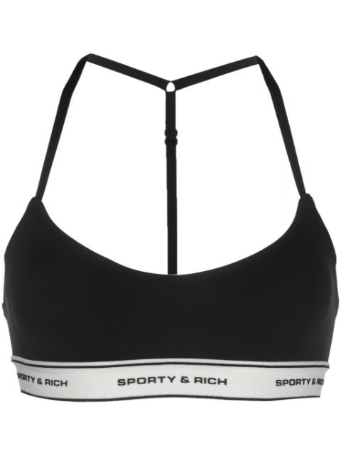 Sporty & Rich Top esportivo com logo