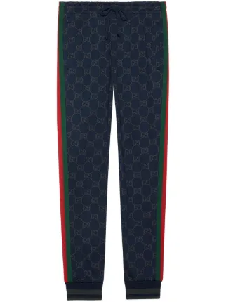 Gucci GGジャカード ダミエ トラックパンツ - Farfetch