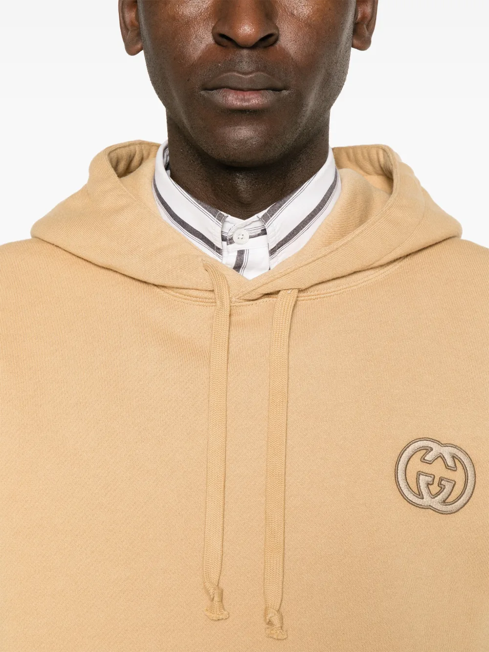 Gucci hoodie con logo hombre Algodon Poliester L Neutro