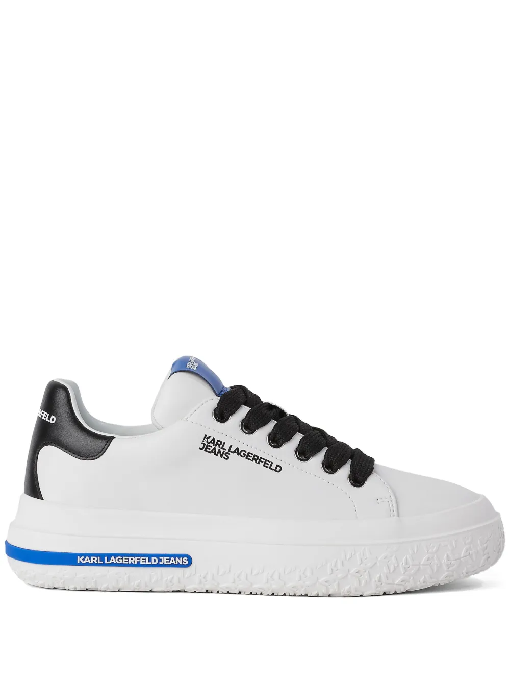 Karl Lagerfeld Recycled Leather Lace up Sneaker In White ModeSens Karl Lagerfeld Recycled Leather Lace up Sneaker In White ModeSens