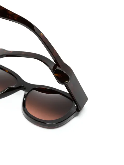 Chloé Eyewear Havana round-frame sunglasses CH0192S - 2