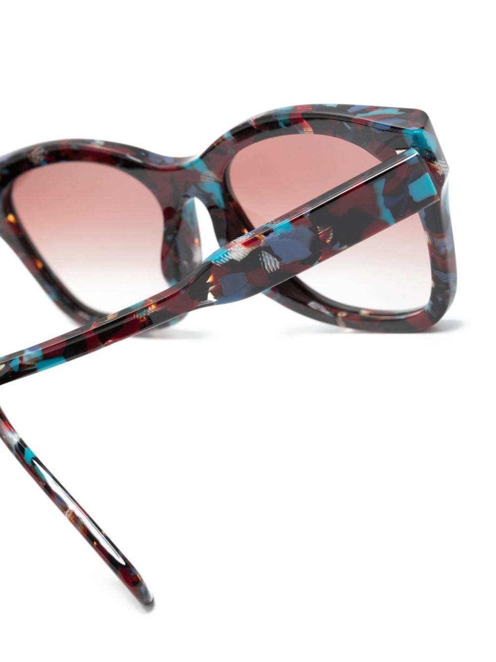 Shop Chloé Xena Square-frame Sunglasses In Black