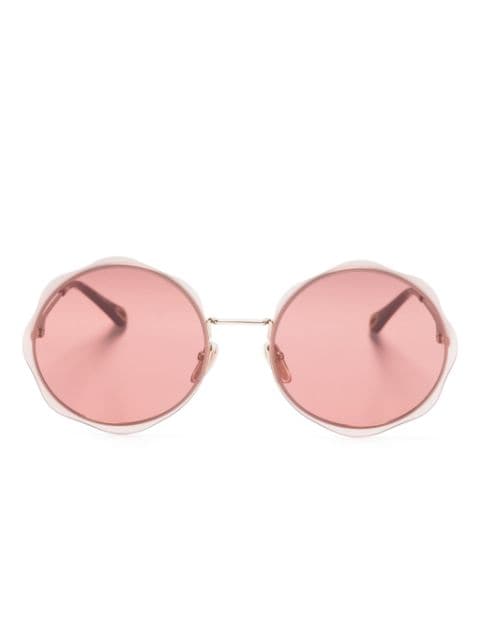 Chloé Eyewear Honoré scallop-frame sunglasses