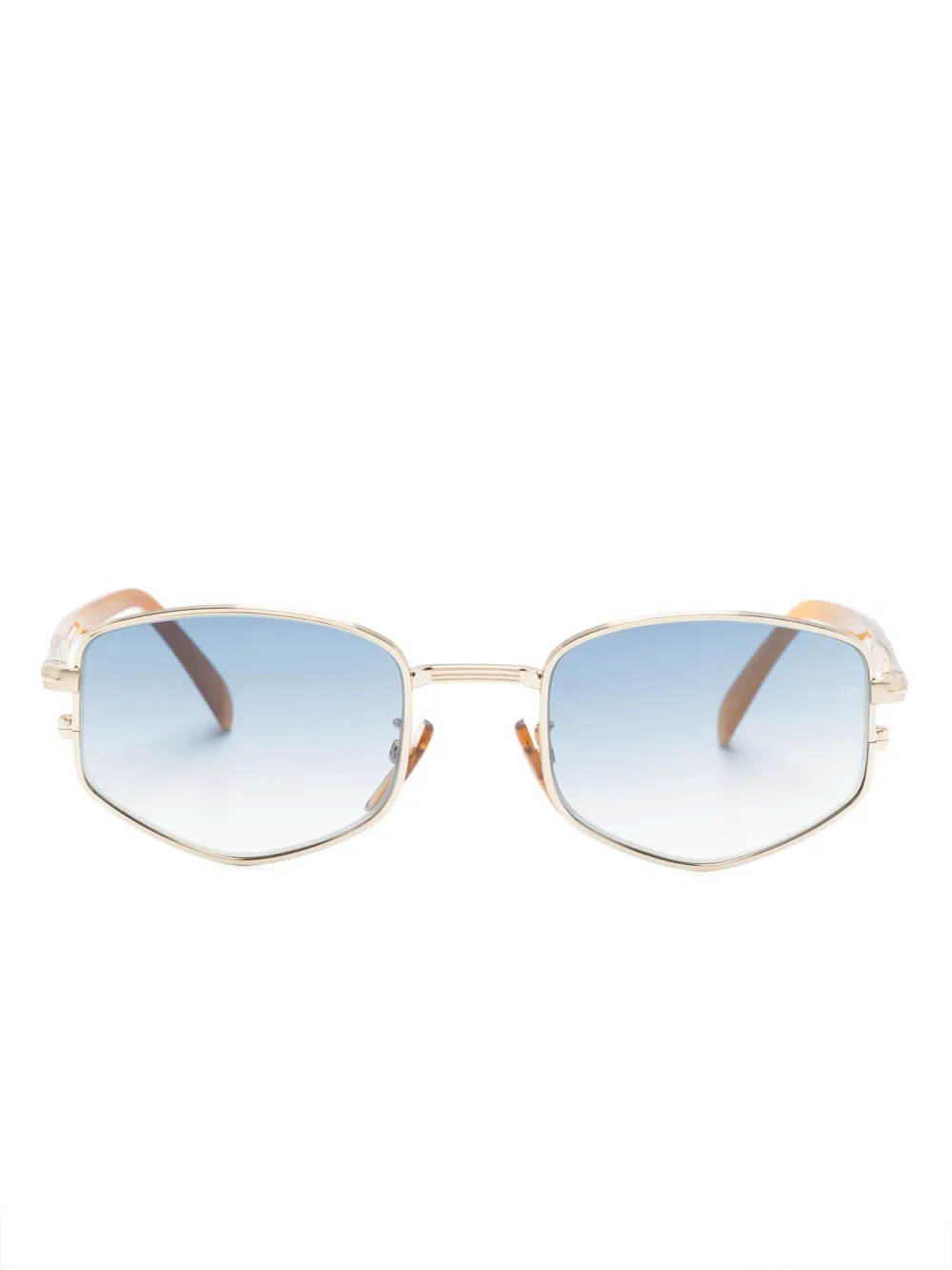 Eyewear by David Beckham Occhiali da sole geometrici - Oro