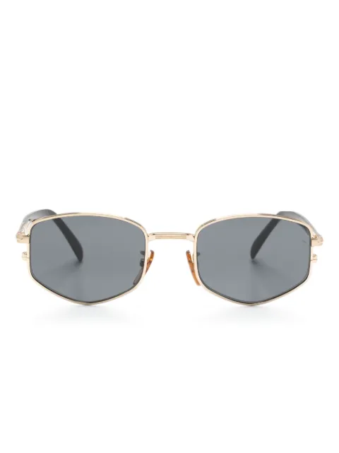 Eyewear by David Beckham tortoiseshell rectangle-frame sunglasses