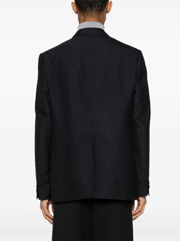 【関税&送料込】Fendi Midnight Blue Wool Blazer FENDI | Midnight blue Men's Blazer | YOOX