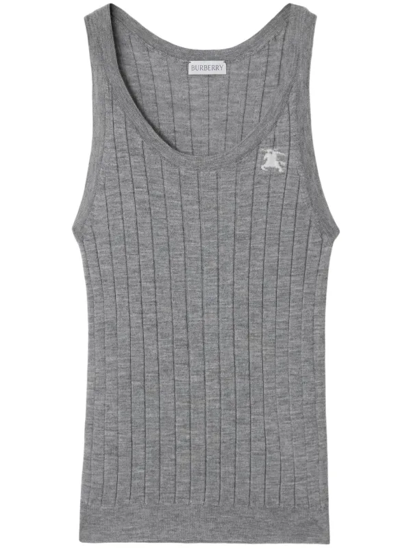 Burberry EKD intarsia-logo Cashmere Vest - Farfetch