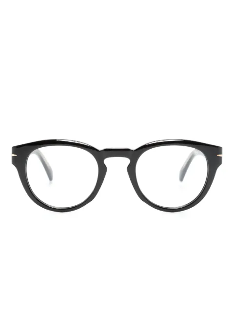 Eyewear by David Beckham lentes con armazón redonda y placa del logo