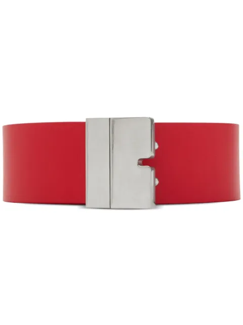 Burberry B Cut leather belt