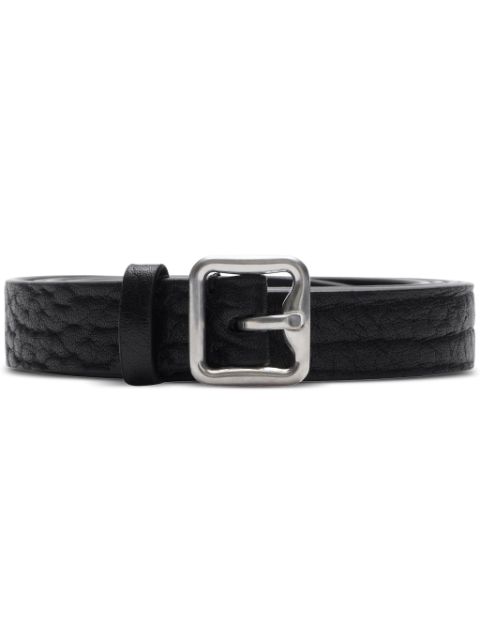 Burberry B-buckle leather belt Women