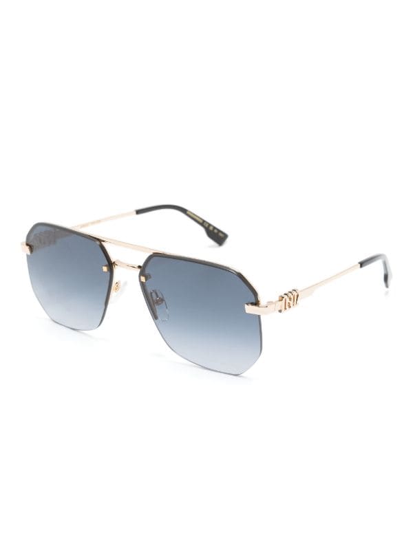 Dsquared2 Eyewear Hype pilot frame Sunglasses Farfetch