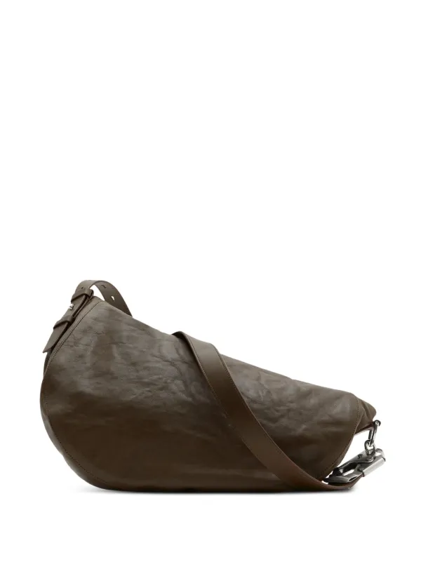 Burberry Medium Knight Suede Tote Bag | Green | FARFETCH