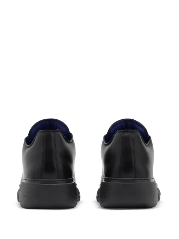 売れ筋がひ贈り物！ barbed-wire Ranger Burberry Leather FARFETCH | Black | Sneakers 靴