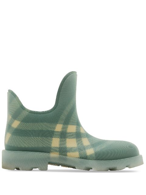 Burberry Marsh checkered ankle boots Men