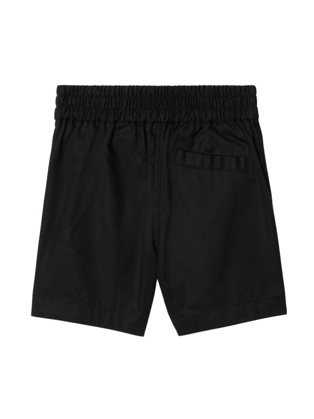 Shop Burberry Equestrian Knight-embroidered Shorts In Black