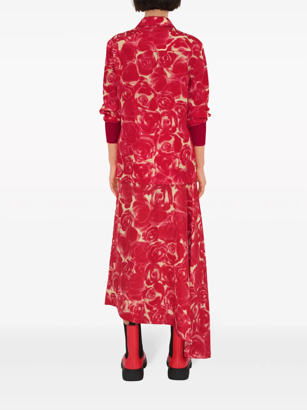 Burberry Zijden rok Rood