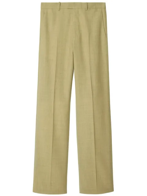 Burberry straight-leg tailored wool trousers