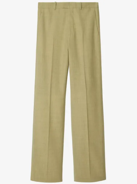 Burberry straight-leg tailored wool trousers