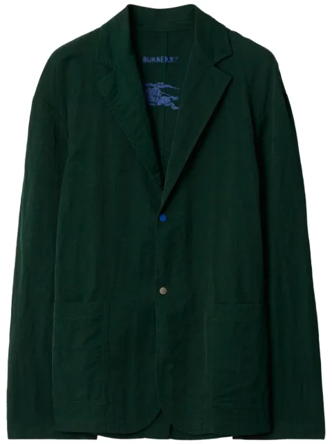 Burberry notched-lapels single-breasted blazer