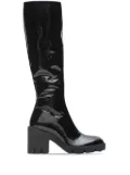 Burberry 65mm patent leather boots - Black