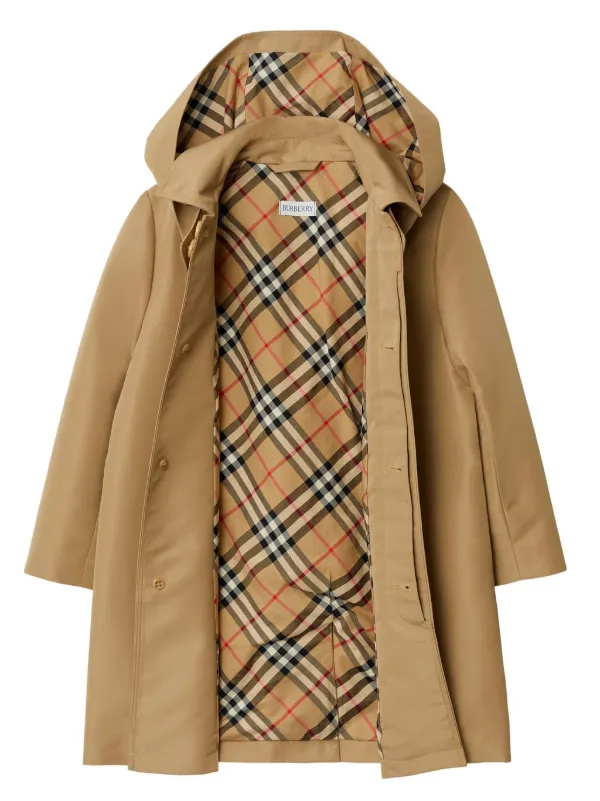 Burberry trench hot sale coat hood