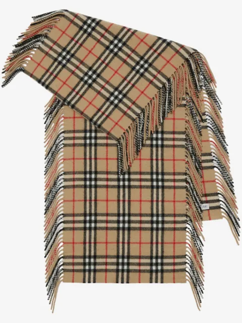 Burberry check cashmere Happy scarf