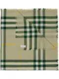 Burberry Vintage Check wool scarf - Green
