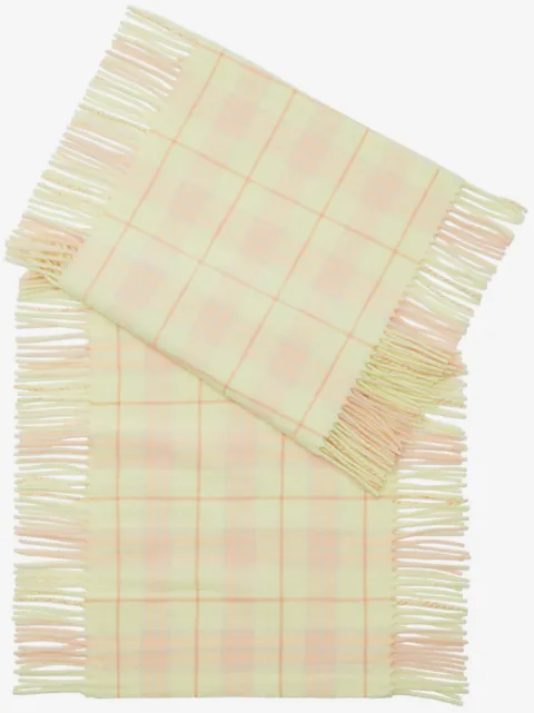Burberry check-print cashmere scarf