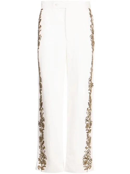 Pantalon droit à perles - BODE - Modalova