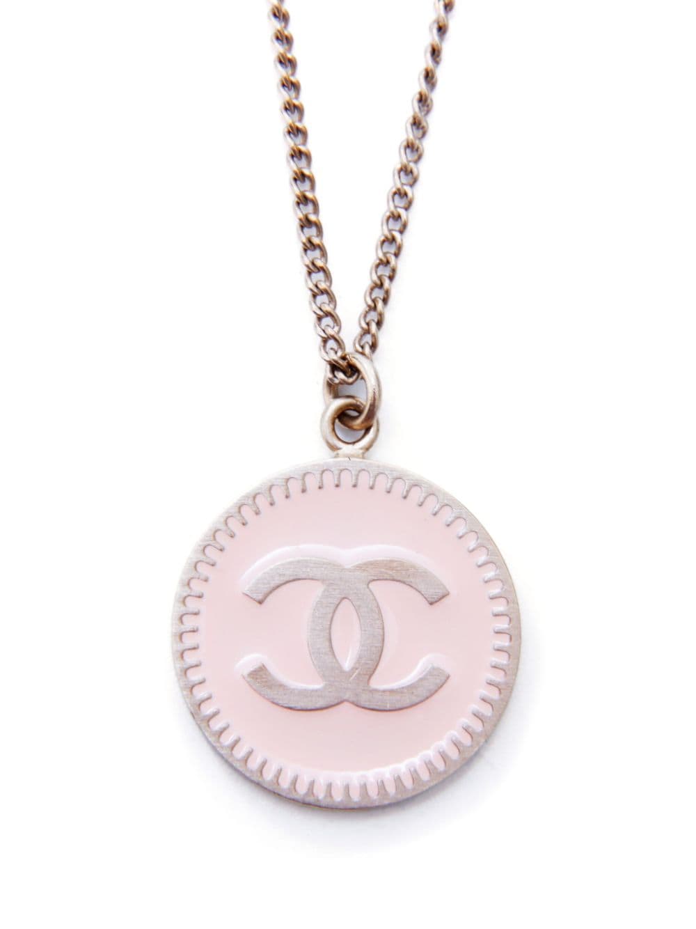 Pre-owned Chanel 2006 Cc Chain-link Necklace In Gold