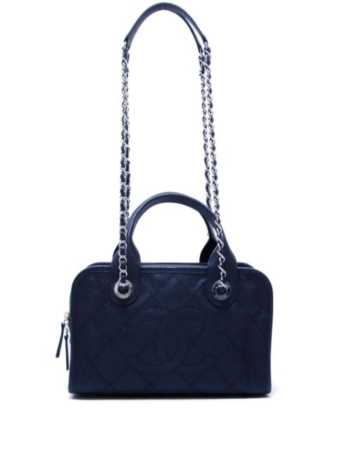 HOT SALE CHANEL 2015 Deauville bowling bag Women