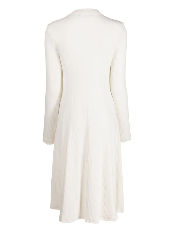 トレンディ Vネック ドレス 再入荷 感抜け Tout a Coup Vネック ドレス | ホワイト | FARFETCH JP