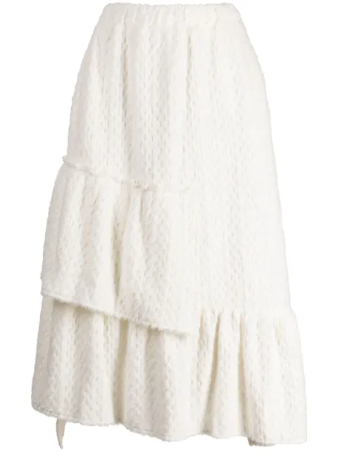 tout a coup falda midi acampanada a capas