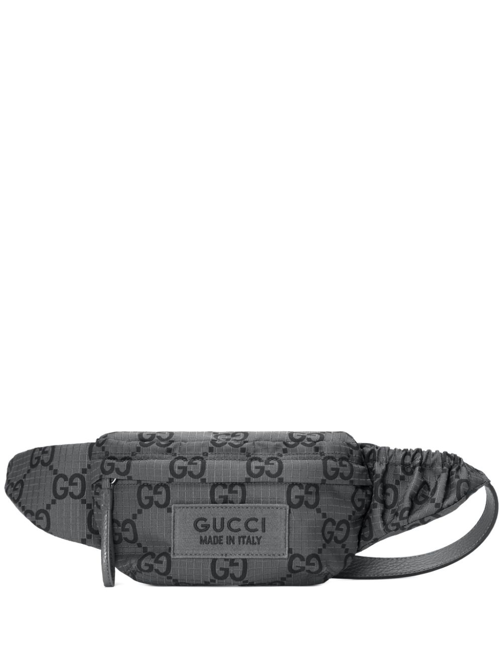 Gucci Maxi Gg 标贴腰包 In Grey
