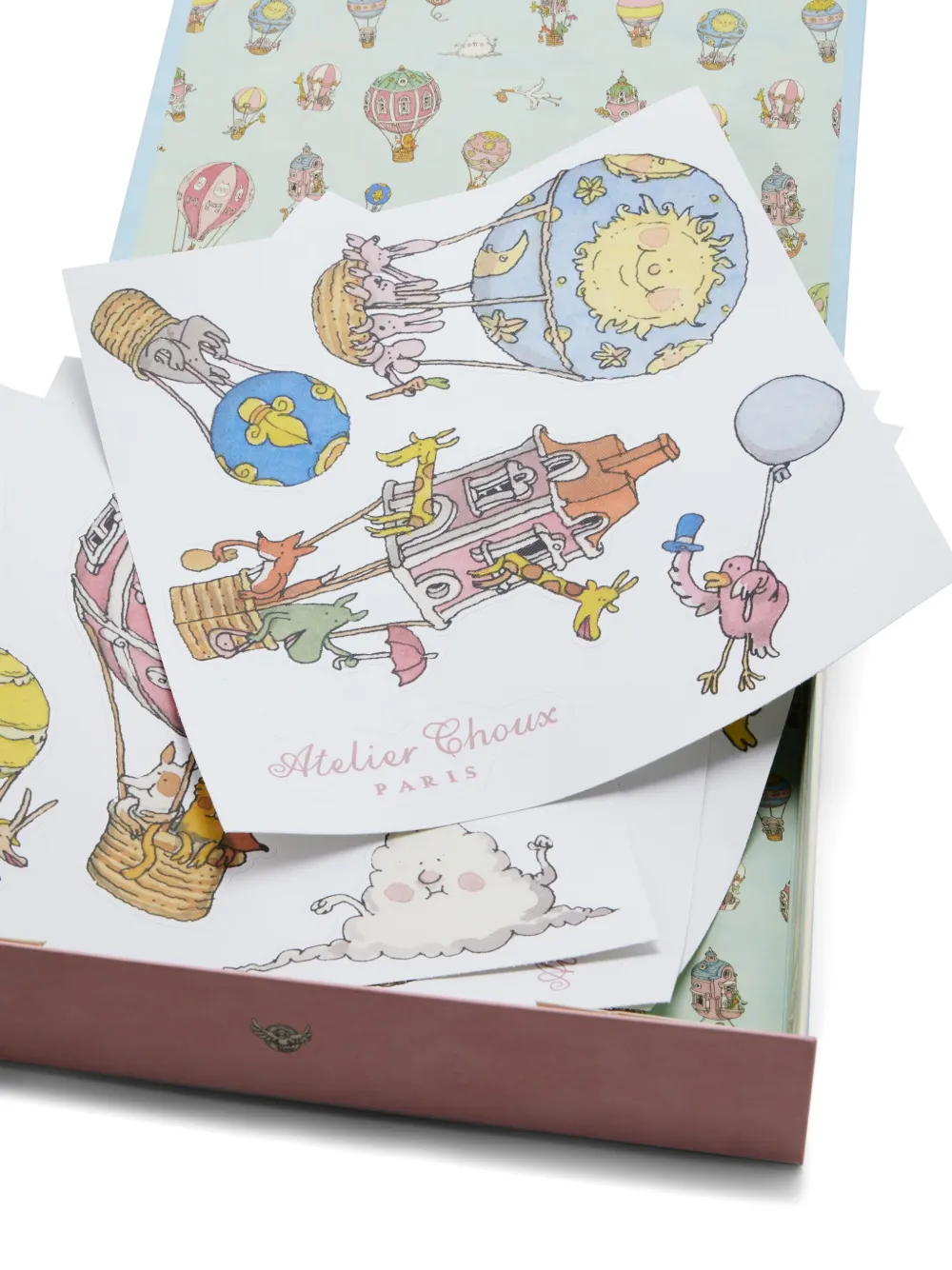 Atelier Choux Livre D'activités à Imprimé Graphique - Bleu 