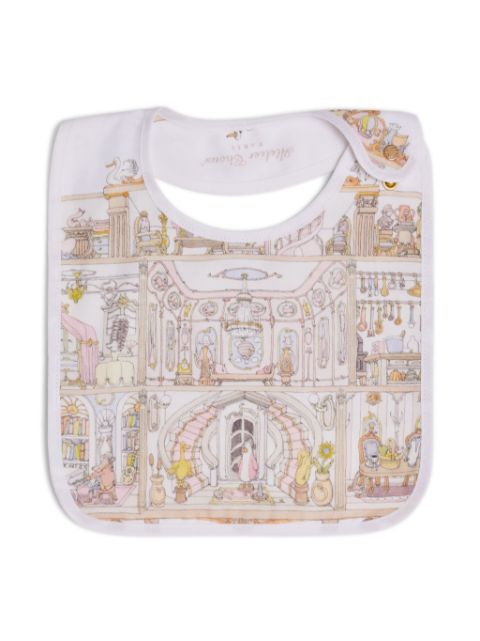 Atelier Choux Dollhouse graphic-print bib