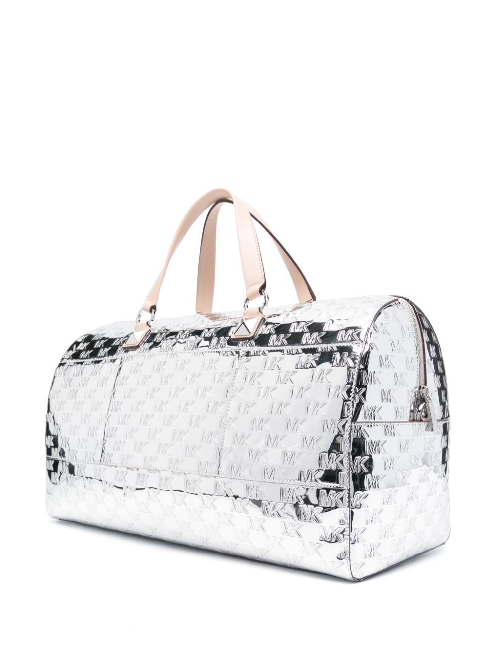 Michael Michael Kors Grayson logo-embossed weekender bag - Silver