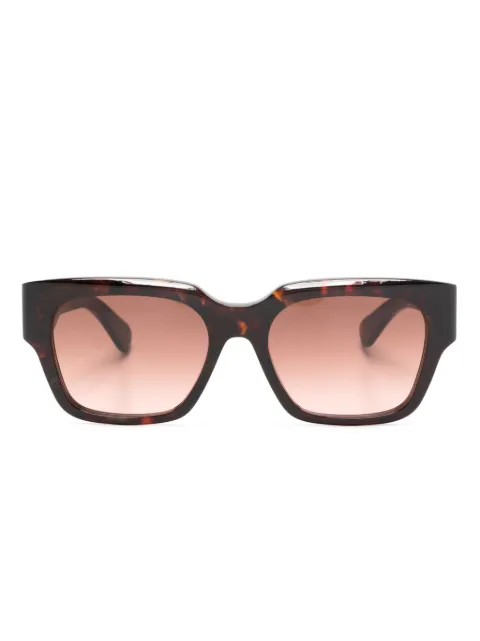Chloé Eyewear logo-print square-frame sunglasses 
