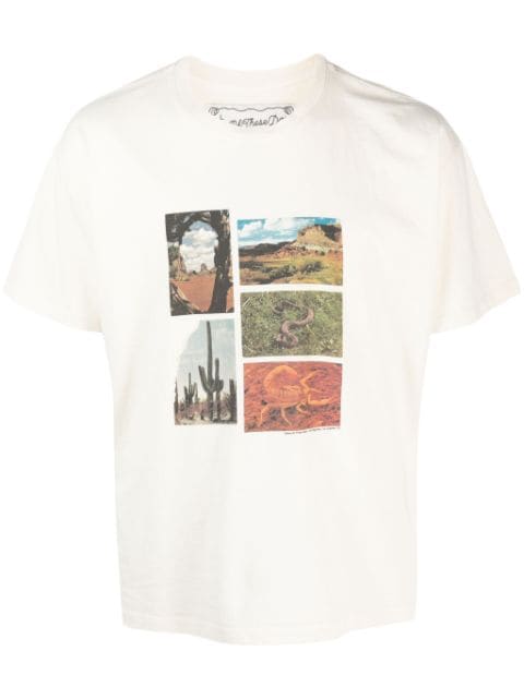One Of These Days graphic-print cotton T-shirt