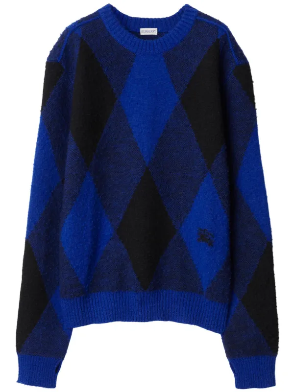 Burberry 2025 argyle sweater