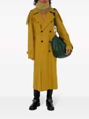 バーバリー　トレンチコート　レインコート　イエロー バーバリー Burberry ブラックレーベル イエロー Lサイズ