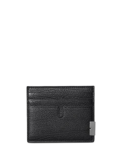 Burberry grained-texture leather cardholder Men