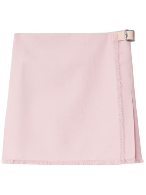 Burberry Wollkilt mit Schnallen