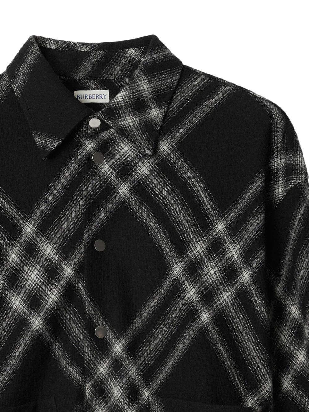 Burberry two-tone checkered wool shirt Men