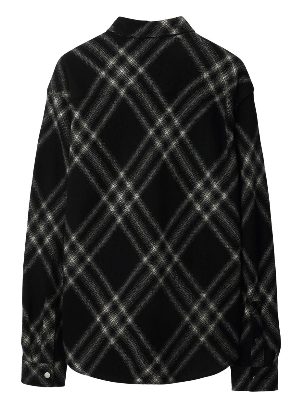 Burberry two-tone checkered wool shirt Men