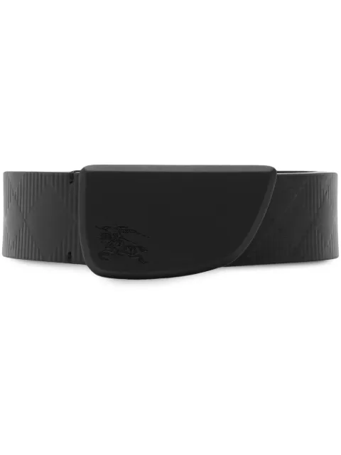 Burberry EKD-debossed leather belt Men