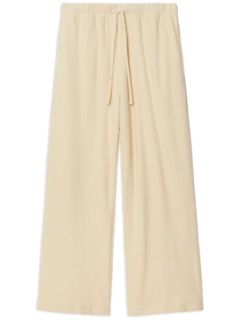 Burberry straight-leg cotton trousers