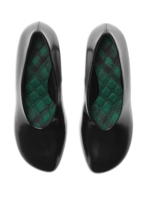 フラットシューズ Burberry Baby Ballerinas - Burberry - Leather - Black 8675BFC5-20A9-4D38-A445-
