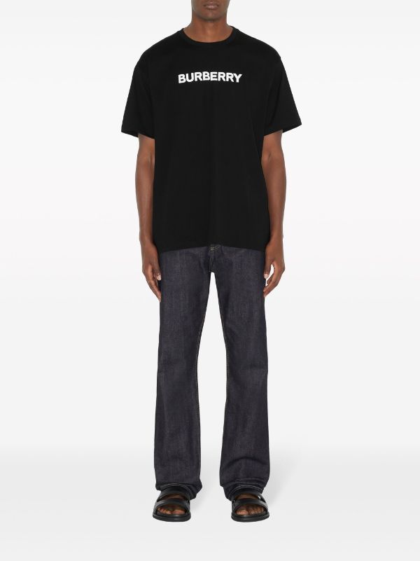 Burberry logo-print Cotton T-shirt - Farfetch